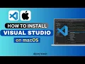 How to install Visual Studio 2022 on MacOS download installation and getting started