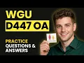 WGU D447 OA TRICKIEST Questions on Women and Children ANSWERED