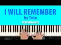 Download Lagu How to play I WILL REMEMBER by Toto (Piano Performance with Original Recording)