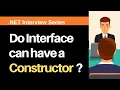 Do Interface can have a Constructor