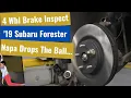 19 Subaru Forester Front Brake Job - OEM Parts