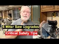 6 Must Have Miter Saw Upgrades you Need to Know About Two Essential Safety Tips