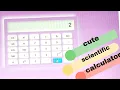 I built a beautiful soft scientific calculator using HTML CSS JavaScript