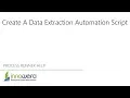 Create A Data Extractor Automation Script - Process Runner DB Help