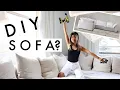 WE MADE OUR SOFA was it worth it apartment diy ikea hack