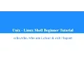 Unix - Linux Shell Beginner Tutorial