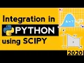 INTEGRATION IN PYTHON USING SCIPY QUAD FUNCTION PYTHON TUTORIAL