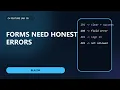 Build a Blazor Form That Reports Useful Errors