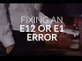 Piazzetta Pellet Heaters How to fix an E12 or E1 Error