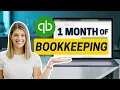 How To Do One Month of Bookkeeping in Quickbooks Online 2025 version