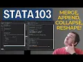 Stata 103 The 4 Data Reshaping Combining Commands You Must Know