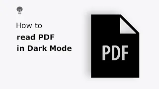 How to Read PDF in Night Mode on Google Chrome Including other web browsers