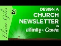 Design a Church Newsletter in Affinity by Canva