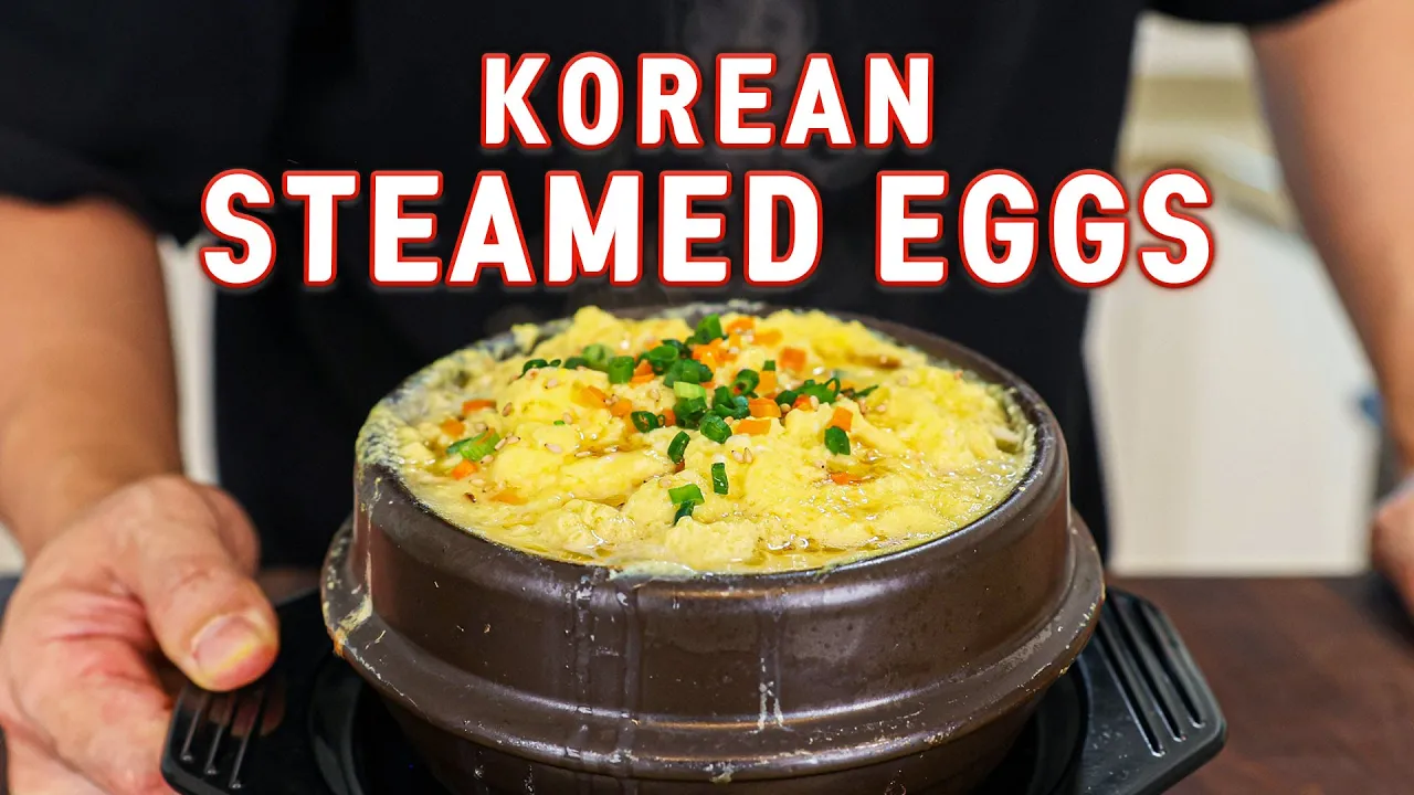 This 10 Minute Korean Steamed Eggs Will Change Your LIFE! (2 Ways) l Gyeran jjim Thumbnail