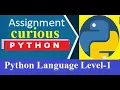 Python - PyAssign-6