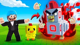 MANOK NA PULA ANG ALAGA KO | ROBLOX | Grow a Chicken Fighter