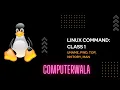 Linux command Class 1 Use of uname pwd top history man in Linux in Hindi