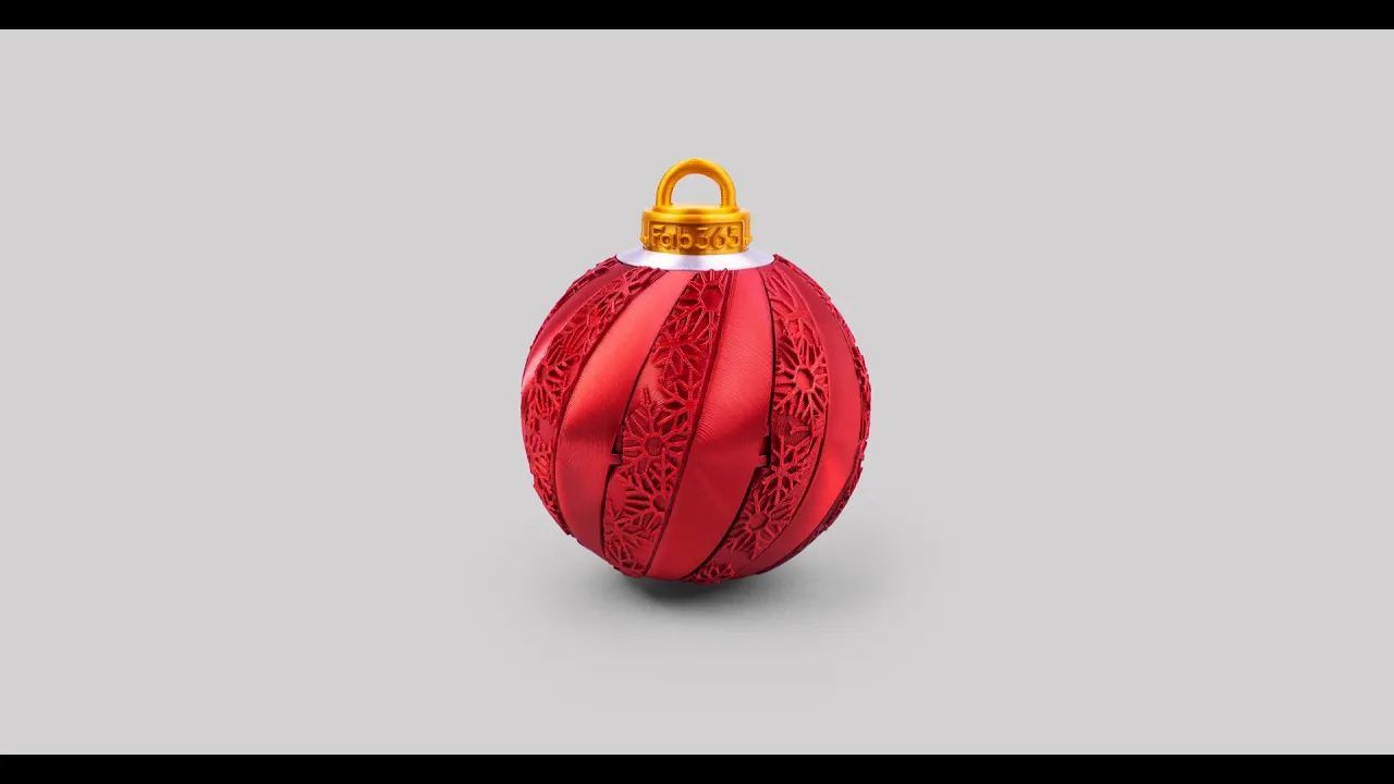 Foldable Christmas ornament - Diagonal
