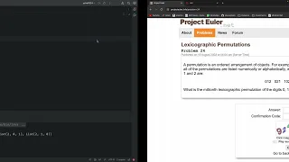 Project Euler 24 Lexicographic Permutations worked solution in scala