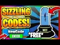 ALL NEW SECRET OP WORKING CODES Roblox Sizzling Simulator