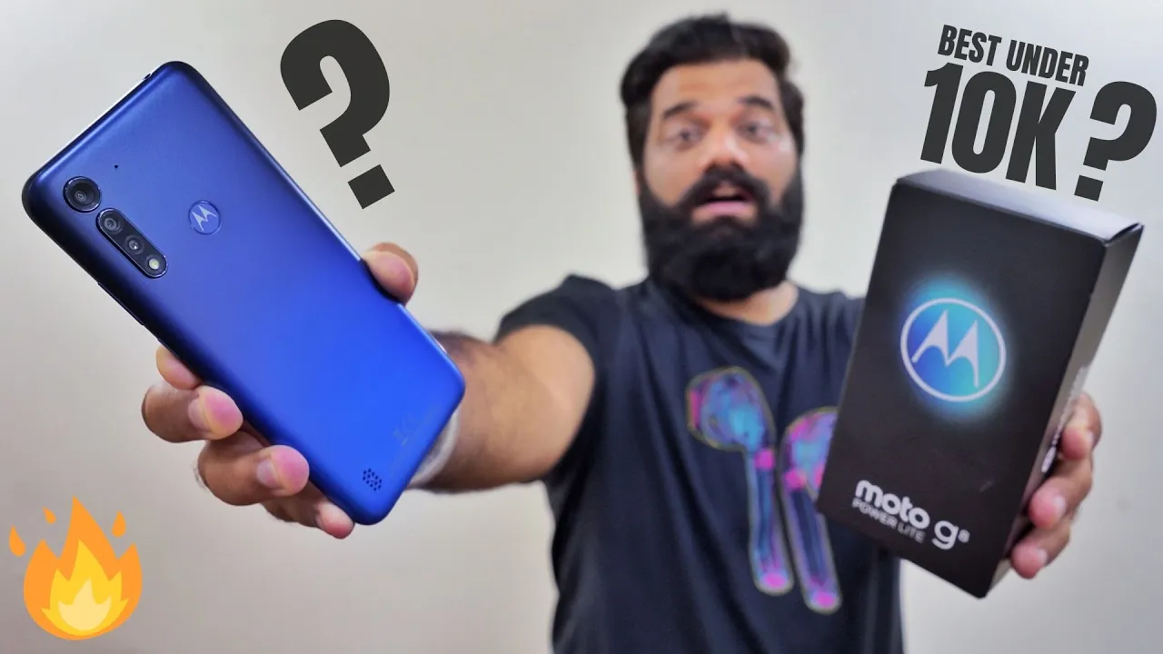 Moto G8 Power Lite Unboxing & First Look - The Powerfully Lite Smartphone Under 10K 🔥🔥🔥