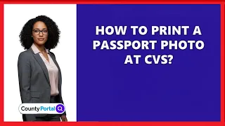 How To Print A Passport Photo At CVS
