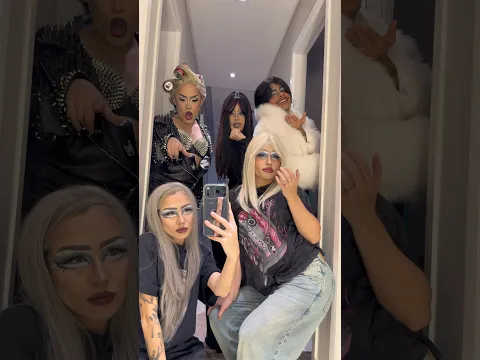 fiz uma noite de drag com meus amigos!