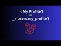 Laravel Translations Keys in JSON or PHP Array