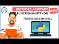 How to use Arbitrary Arguments in Python