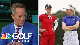 Controversy at Solheim Cup Nelly Korda and Madelene Sagstrom comment Golf Central Golf Channel