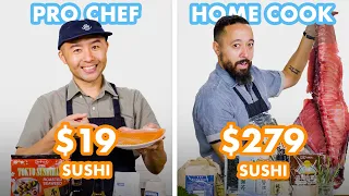  279 vs 19 sushi pro chef u0026 home cook swap ingredients epicurious