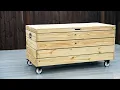 DIY Outdoor Patio Storage Deck Box water resistant