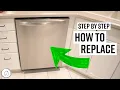DIY replace or install dishwasher for beginners