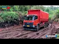 Download Lagu Bukit Angker ‼️ Moment Langka Fuso Fighter, Hino 500 \u0026 Fuso Oren Adu Power Ditanjakan Extreme