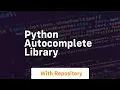python autocomplete library