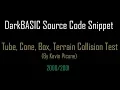 DarkBASIC Sliding Collision Test