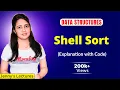 7 11 Shell Sort Sorting Algorithms Full explanation with Code DSA Course