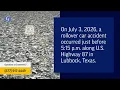 Emily Darwin Killed 2 Injured in Car Accident on U S Highway 87 in Lubbock