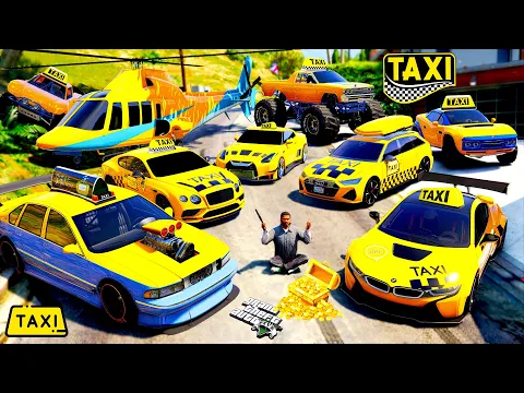 Download MP3 Franklin Steal Super Taxi Cars!