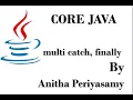 Exception Handling part 2 - Java Programming
