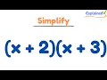 Expand Simplify x 2 x 3