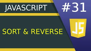 Sort and Reverse method - JavaScript tutorial for Beginners