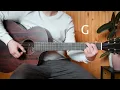 Pierre Garnier - À mes côtés - Easy Guitar Chords Tutorial
