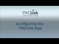 Configure the PACLink App