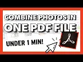 Combine multiple images into a PDF file a simple tech tutorial