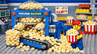 How to Build a Working LEGO Popcorn Machine?
