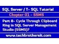 How to Cycle Through Clipboard Ring in SSMS - SQL Server T-SQL Tutorial Part 8