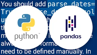 Can pandas automatically read dates from a CSV file