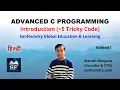 Advanced C Programming - Introduction 5 Tricky Code Hindi Sanfoundry