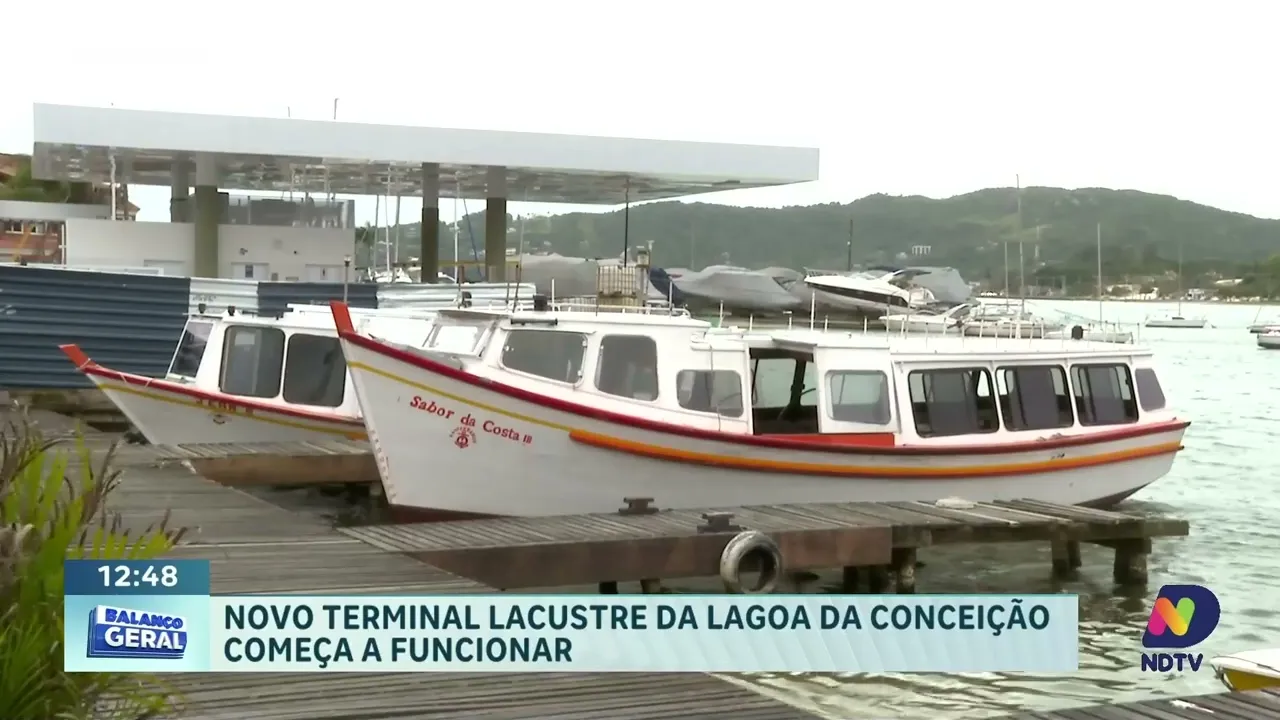 Novo terminal lacustre da Lagoa da Conceição já está em funcionamento